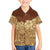 Niue Hiapo Motif Kid Hawaiian Shirt Tapa Classic