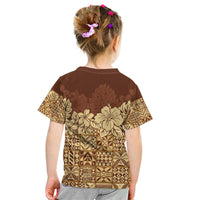 Niue Hiapo Motif Kid T Shirt Tapa Classic LT7 - Polynesian Pride