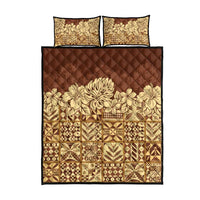 Niue Hiapo Motif Quilt Bed Set Tapa Classic LT7 - Polynesian Pride