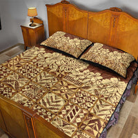 Niue Hiapo Motif Quilt Bed Set Tapa Classic LT7 - Polynesian Pride