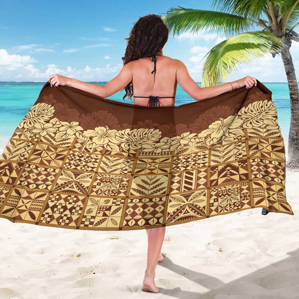 Niue Hiapo Motif Sarong Tapa Classic LT7 - Polynesian Pride