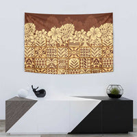 Niue Hiapo Motif Tapestry Tapa Classic LT7 - Polynesian Pride