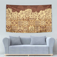 Niue Hiapo Motif Tapestry Tapa Classic LT7 - Polynesian Pride