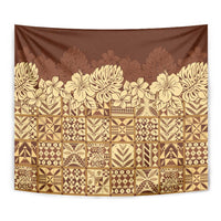 Niue Hiapo Motif Tapestry Tapa Classic LT7 - Polynesian Pride