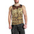 Niue Hiapo Motif Men Tank Top Tapa Classic - Black Ver