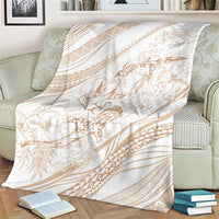 Sharks Couple Dreamy Polynesians Floral Sea Blanket Hazel LT7 - Polynesian Pride