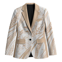 Sharks Couple Dreamy Polynesians Floral Sea Blazer Hazel LT7 Unisex Hazel - Polynesian Pride