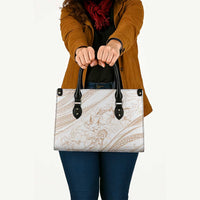 Sharks Couple Dreamy Polynesians Floral Sea Leather Bag Hazel LT7 - Polynesian Pride