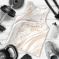 Sharks Couple Dreamy Polynesians Floral Sea Men Tank Top Hazel LT7 - Polynesian Pride