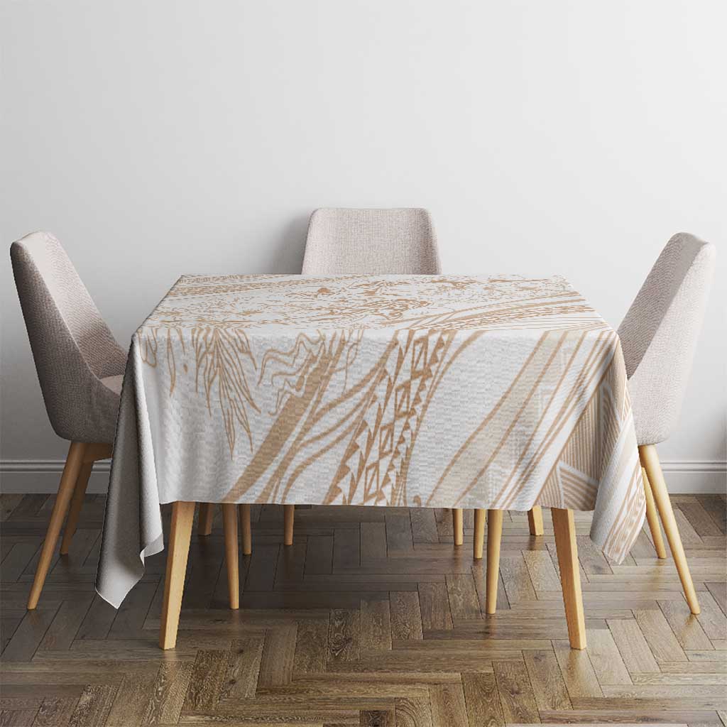 Sharks Couple Dreamy Polynesians Floral Sea Tablecloth Hazel LT7 - Polynesian Pride