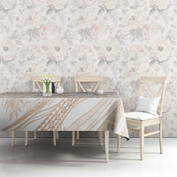 Sharks Couple Dreamy Polynesians Floral Sea Tablecloth Hazel LT7 - Polynesian Pride