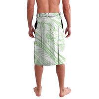 Sharks Couple Dreamy Polynesians Floral Sea Lavalava Emerald LT7 - Polynesian Pride