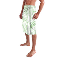 Sharks Couple Dreamy Polynesians Floral Sea Lavalava Emerald LT7 - Polynesian Pride