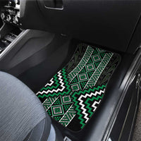Jade Tukutuku Pattern Aotearoa Car Mats Niho Taniwha and Puhoro Motifs LT7 - Polynesian Pride