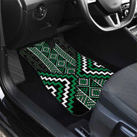 Jade Tukutuku Pattern Aotearoa Car Mats Niho Taniwha and Puhoro Motifs LT7 - Polynesian Pride