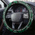 Jade Tukutuku Pattern Aotearoa Steering Wheel Cover Niho Taniwha and Puhoro Motifs