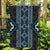 Azure Tukutuku Pattern Aotearoa Garden Flag Niho Taniwha and Puhoro Motifs