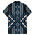 Azure Tukutuku Pattern Aotearoa Hawaiian Shirt Niho Taniwha and Puhoro Motifs