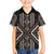 Classic Tukutuku Pattern Aotearoa Hawaiian Shirt Niho Taniwha and Puhoro Motifs