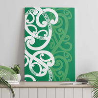 Pounamu Green Maori Canvas Wall Art Koru Kowhaiwhai LT7 - Polynesian Pride