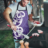 Violet Green Maori Apron Koru Kowhaiwhai LT7 - Polynesian Pride