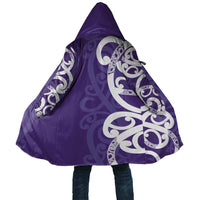 Violet Green Maori Cloak Koru Kowhaiwhai LT7 Unisex Violet - Polynesian Pride