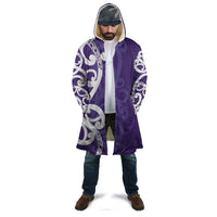 Violet Green Maori Cloak Koru Kowhaiwhai LT7 - Polynesian Pride