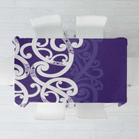 Violet Green Maori Tablecloth Koru Kowhaiwhai LT7 Violet - Polynesian Pride