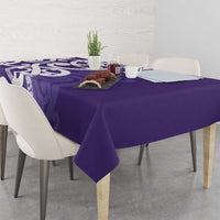 Violet Green Maori Tablecloth Koru Kowhaiwhai LT7 - Polynesian Pride