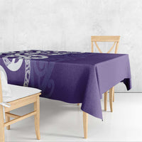 Violet Green Maori Tablecloth Koru Kowhaiwhai LT7 - Polynesian Pride
