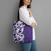 Violet Green Maori Tote Bag Koru Kowhaiwhai LT7 - Polynesian Pride