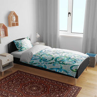 Paua Shell Maori Bedding Set Koru Kowhaiwhai LT7 - Polynesian Pride