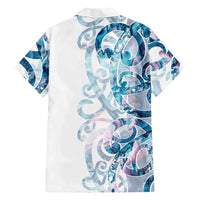 Turquoise Paua Shell Maori Hawaiian Shirt Koru Kowhaiwhai LT7 - Polynesian Pride