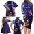 American Samoa Mix US Family Matching Long Sleeve Bodycon Dress and Hawaiian Shirt Flag Day Grunge Style LT7 - Polynesian Pride