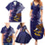 American Samoa Mix US Family Matching Summer Maxi Dress and Hawaiian Shirt Flag Day Grunge Style LT7 - Polynesian Pride