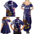 American Samoa Mix US Family Matching Summer Maxi Dress and Hawaiian Shirt Flag Day Grunge Style LT7 - Polynesian Pride