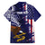 American Samoa Mix US Hawaiian Shirt Flag Day Grunge Style LT7 - Polynesian Pride