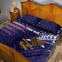 American Samoa Mix US Quilt Bed Set Flag Day Grunge Style LT7 - Polynesian Pride