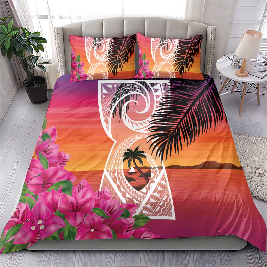 Guam Chamorro Bedding Set Artsy Latte Stone LT7 - Polynesian Pride