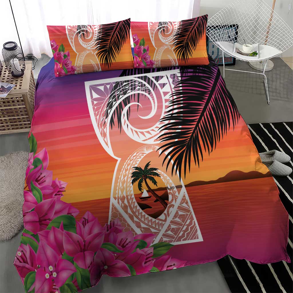 Guam Chamorro Bedding Set Artsy Latte Stone LT7 - Polynesian Pride