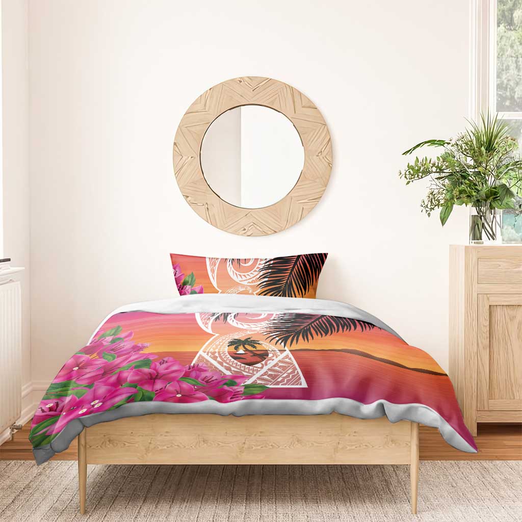 Guam Chamorro Bedding Set Artsy Latte Stone LT7 - Polynesian Pride
