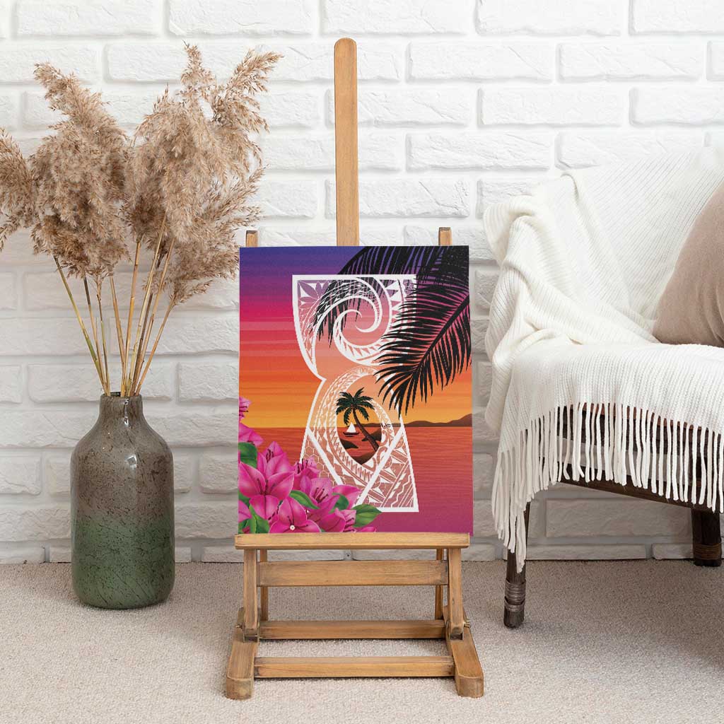 Guam Chamorro Canvas Wall Art Artsy Latte Stone LT7 - Polynesian Pride