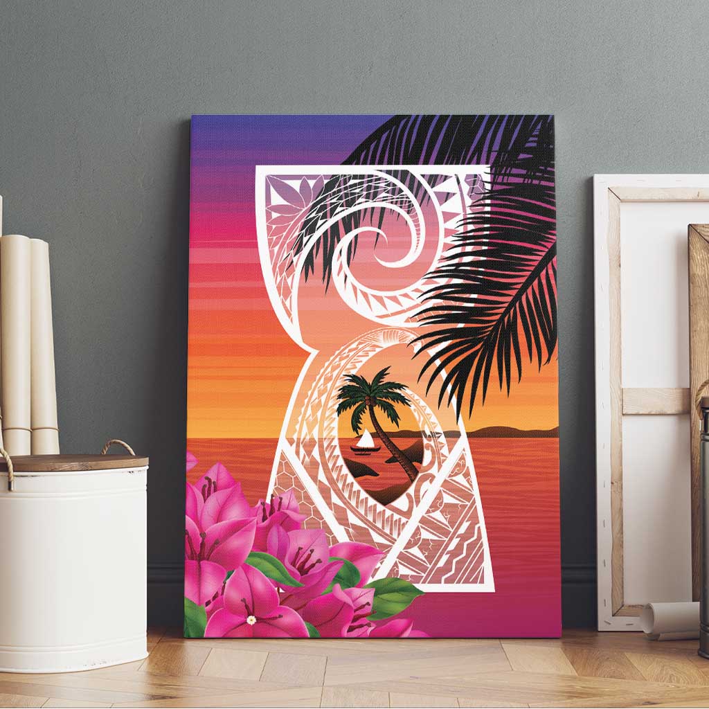 Guam Chamorro Canvas Wall Art Artsy Latte Stone LT7 - Polynesian Pride