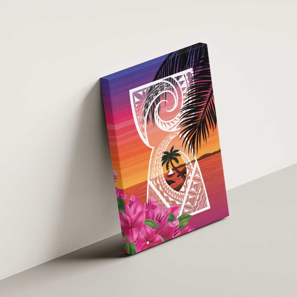 Guam Chamorro Canvas Wall Art Artsy Latte Stone LT7 - Polynesian Pride