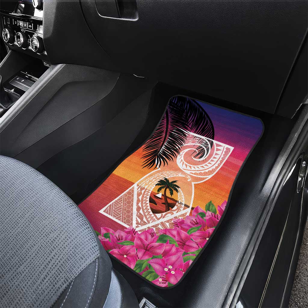 Guam Chamorro Car Mats Artsy Latte Stone LT7 - Polynesian Pride