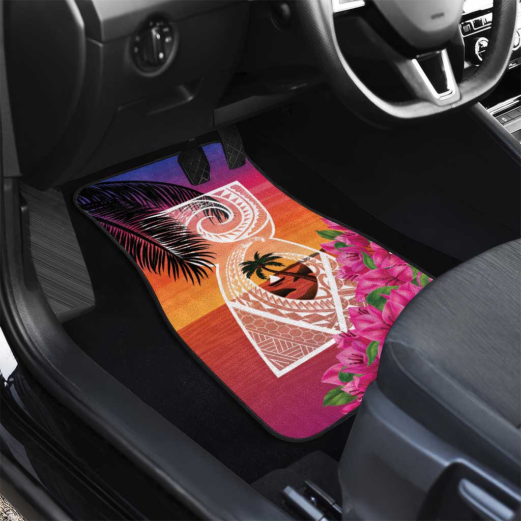 Guam Chamorro Car Mats Artsy Latte Stone LT7 - Polynesian Pride