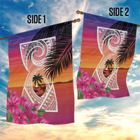 Guam Chamorro Garden Flag Artsy Latte Stone LT7 - Polynesian Pride