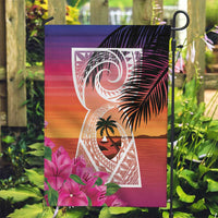 Guam Chamorro Garden Flag Artsy Latte Stone LT7 Garden Flag Art - Polynesian Pride