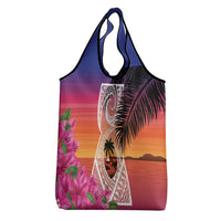 Guam Chamorro Grocery Bag Artsy Latte Stone LT7 - Polynesian Pride