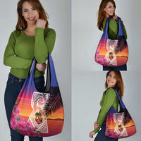 Guam Chamorro Grocery Bag Artsy Latte Stone LT7 - Polynesian Pride